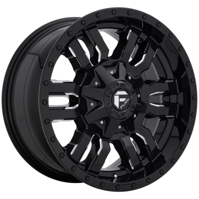 20x10 | 8x170 | -18 | 125.10 | Fuel 1PC | GLOSS BLACK MILLED D59520001747