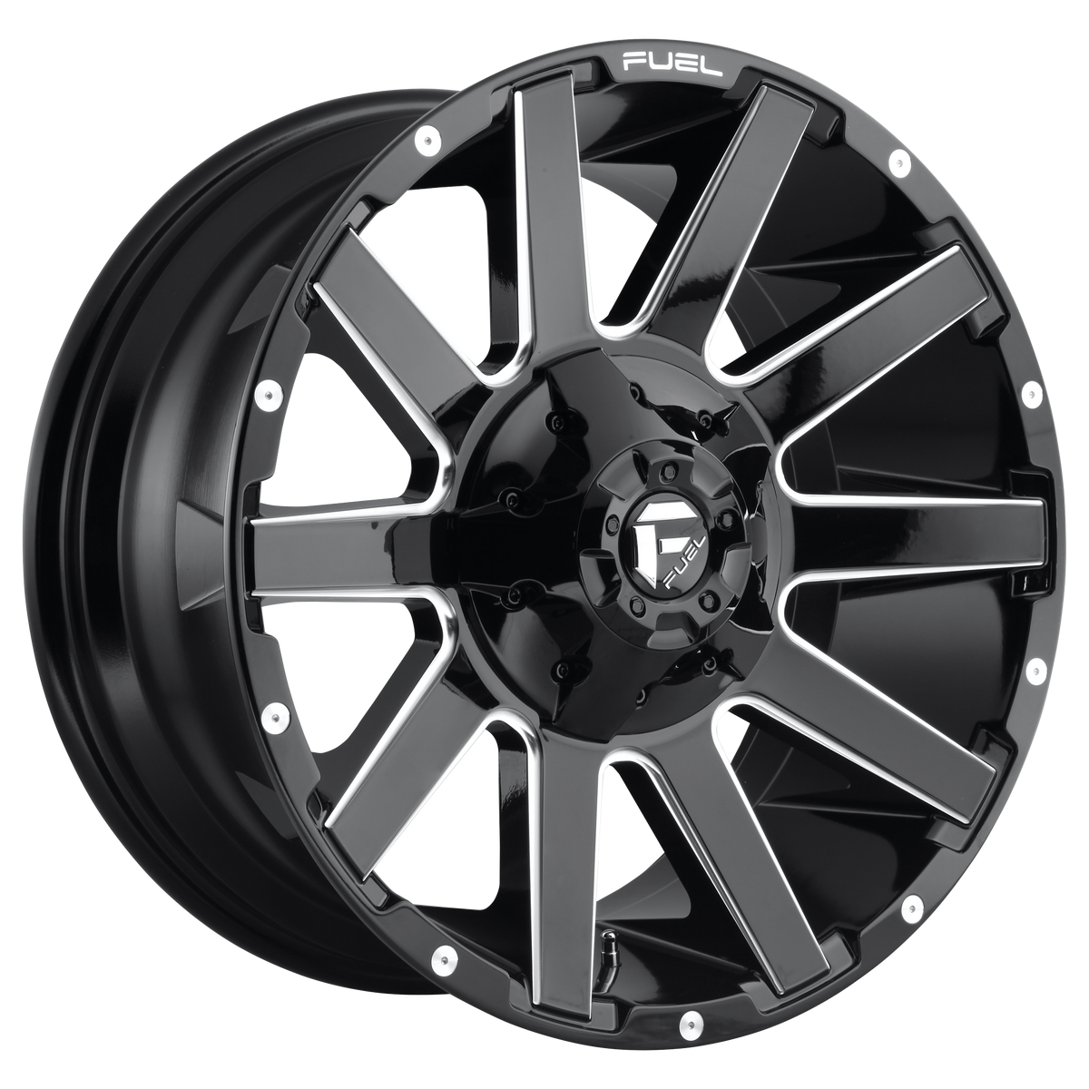20x10 | 6x135 5.5 | -19 | 106.10 | Fuel 1PC | GLOSS BLACK MILLED D61520009846