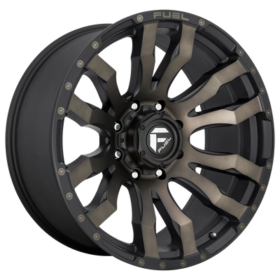 20x10 | 6x5.5 | -18 | 106.10 | Fuel 1PC | MATTE BLACK DOUBLE DARK TINT D67420008447