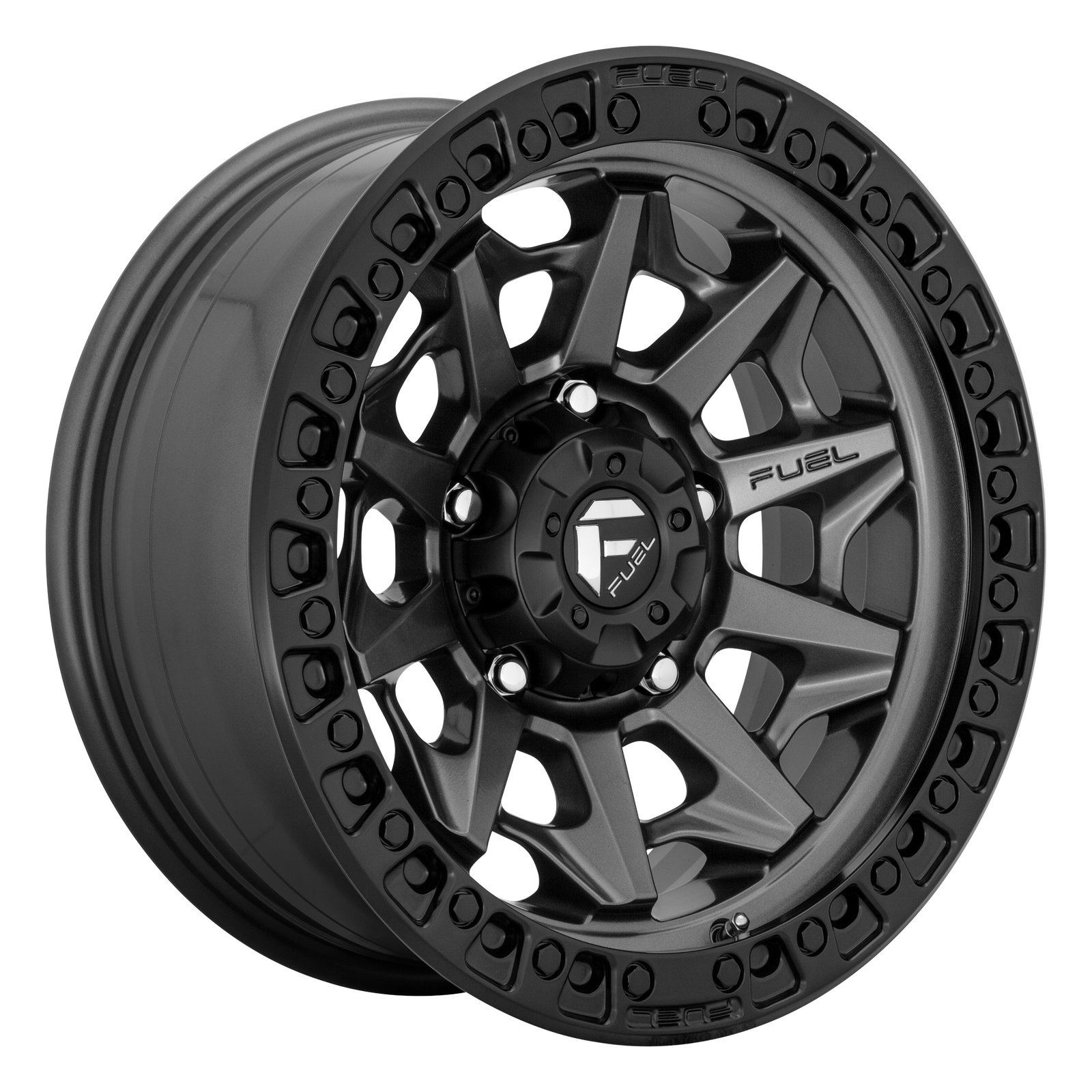 20x9 | 6x5.5 | 1 | 106.10 | Fuel 1PC | MATTE GUNMETAL BLACK BEAD RING D71620908450