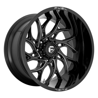 20x10 | 8x6.5 | -18 | 125.10 | Fuel 1PC | GLOSS BLACK MILLED D74120008247