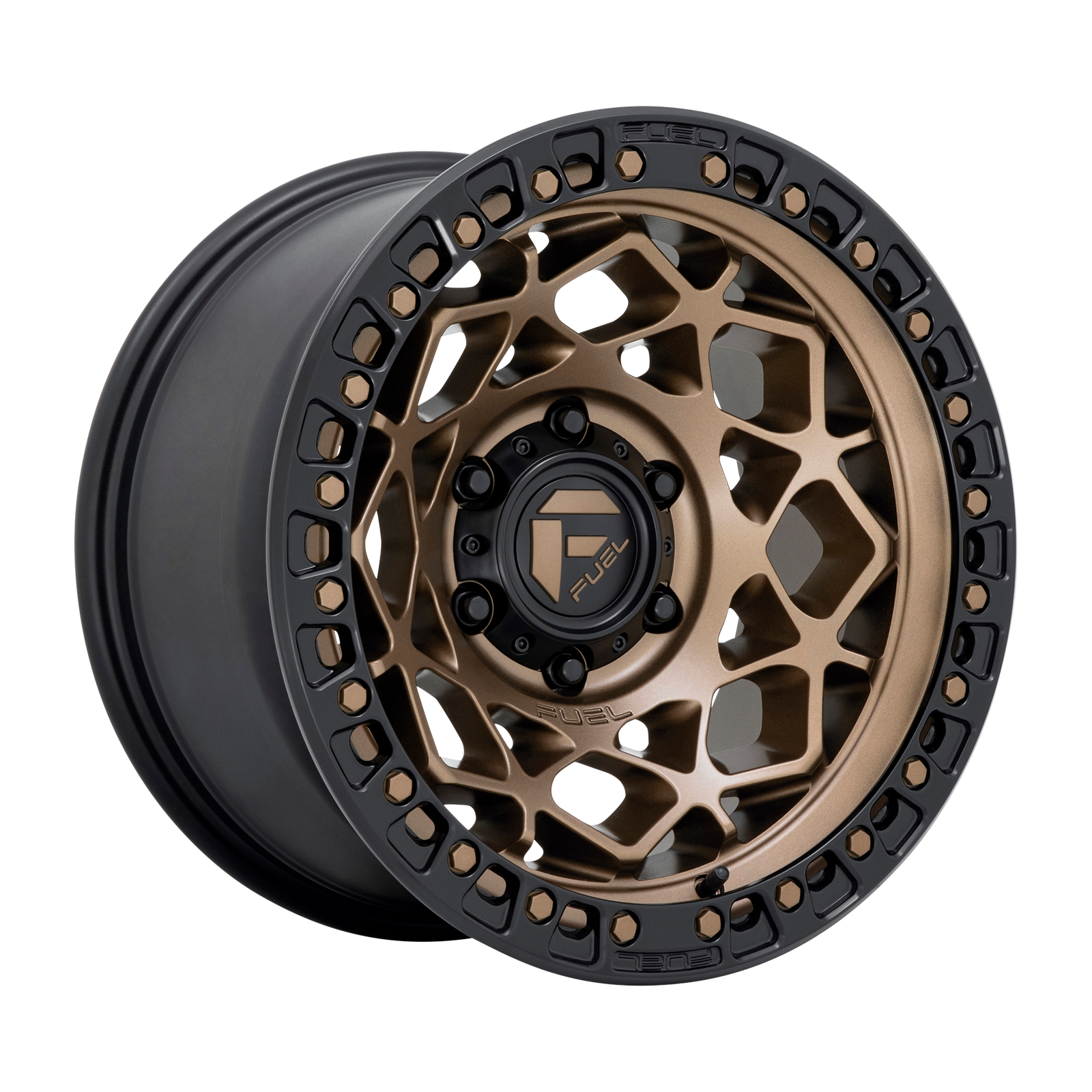 17x9 | 6x5.5 | 1 | 106.10 | Fuel 1PC | BRONZE W MATTE BLACK RING D78517908450