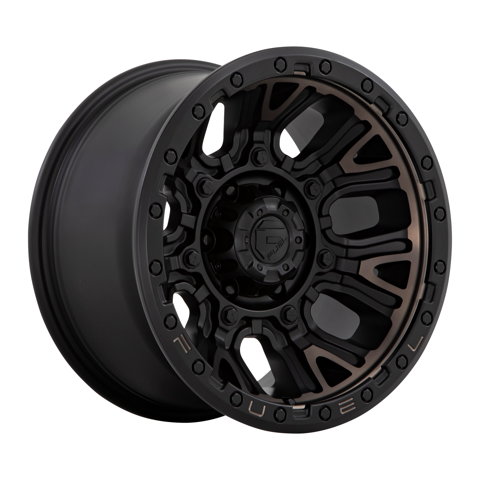 20x9 | 5x5.0 | 1 | 71.50 | Fuel 1PC | MATTE BLACK W DOUBLE DARK TINT D82420907550