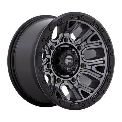 20x10 | 6x5.5 | -18 | 106.10 | Fuel 1PC | MATTE GUNMETAL W BLACK RING D82520008447