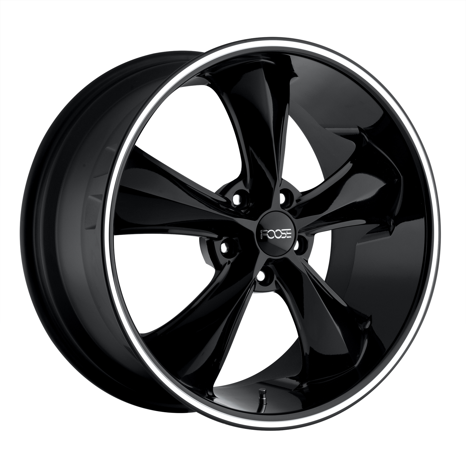 18x8 | 5x4.75 | 1 | 72.56 | Foose 1PC | GLOSS BLACK MILLED F10418806145