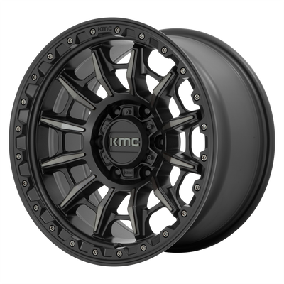 17x9 | 5x5.0 | 0 | 71.50 | KMC | SATIN BLACK W GRAY TINT KM54779050400