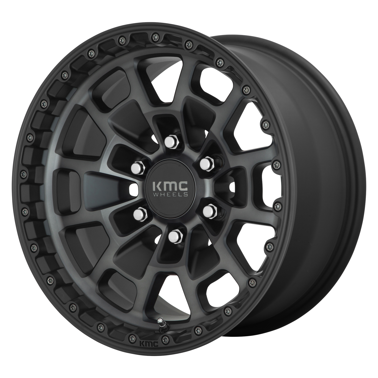 17x8.5 | 6x5.5 | 18 | 106.10 | KMC | SATIN BLACK W GRAY TINT KM71878568418