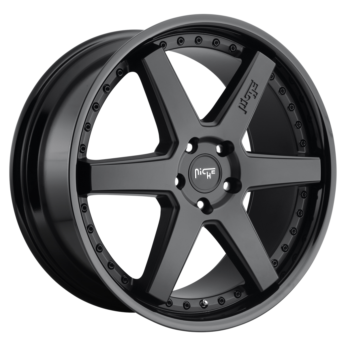 18x8.5 | 5x4.5 | 35 | 72.56 | Niche 1PC | GLOSS BLACK MATTE BLACK M192188565+35