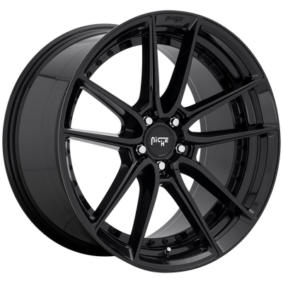 17x8 | 5x4.5 | 40 | 72.56 | Niche 1PC | GLOSS BLACK M223178065+40