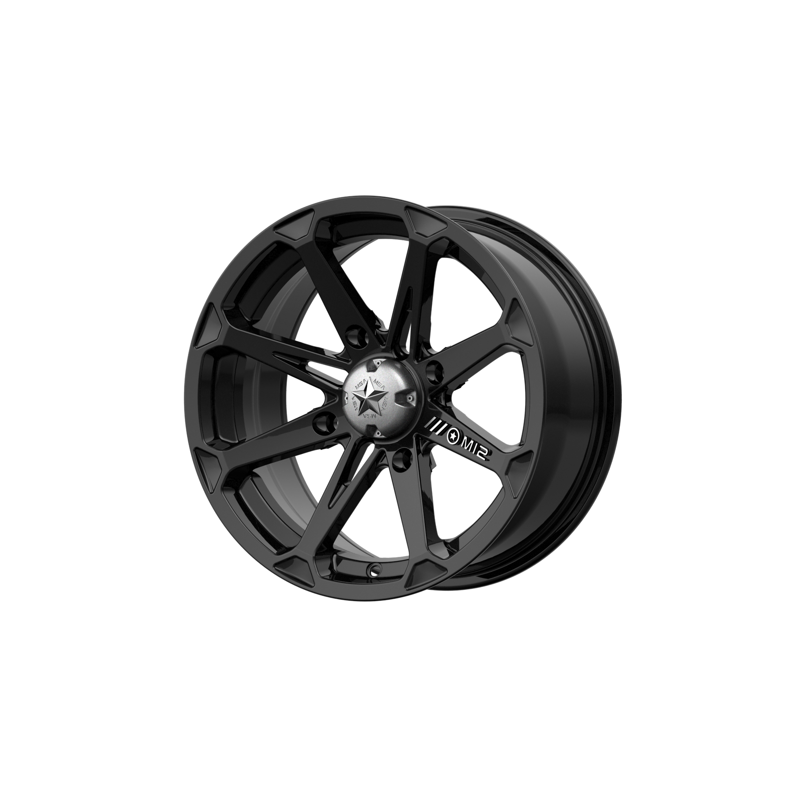 22x7 | 4x156 | 10 | 132.00 | MSA Offroad | GLOSS BLACK M12-02756