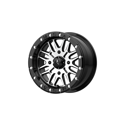 18x7 | 4x137 | 10 | 112.10 | MSA Offroad | GLOSS BLACK MACHINED M37-018737