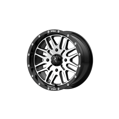 18x7 | 4x156 | 10 | 132.00 | MSA Offroad | GLOSS BLACK MACHINED M38-018756