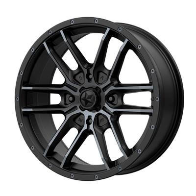 20x7 | 4x156 | 10 | 132.00 | MSA Offroad | SATIN BLACK W TITANIUM TINT M43-020756