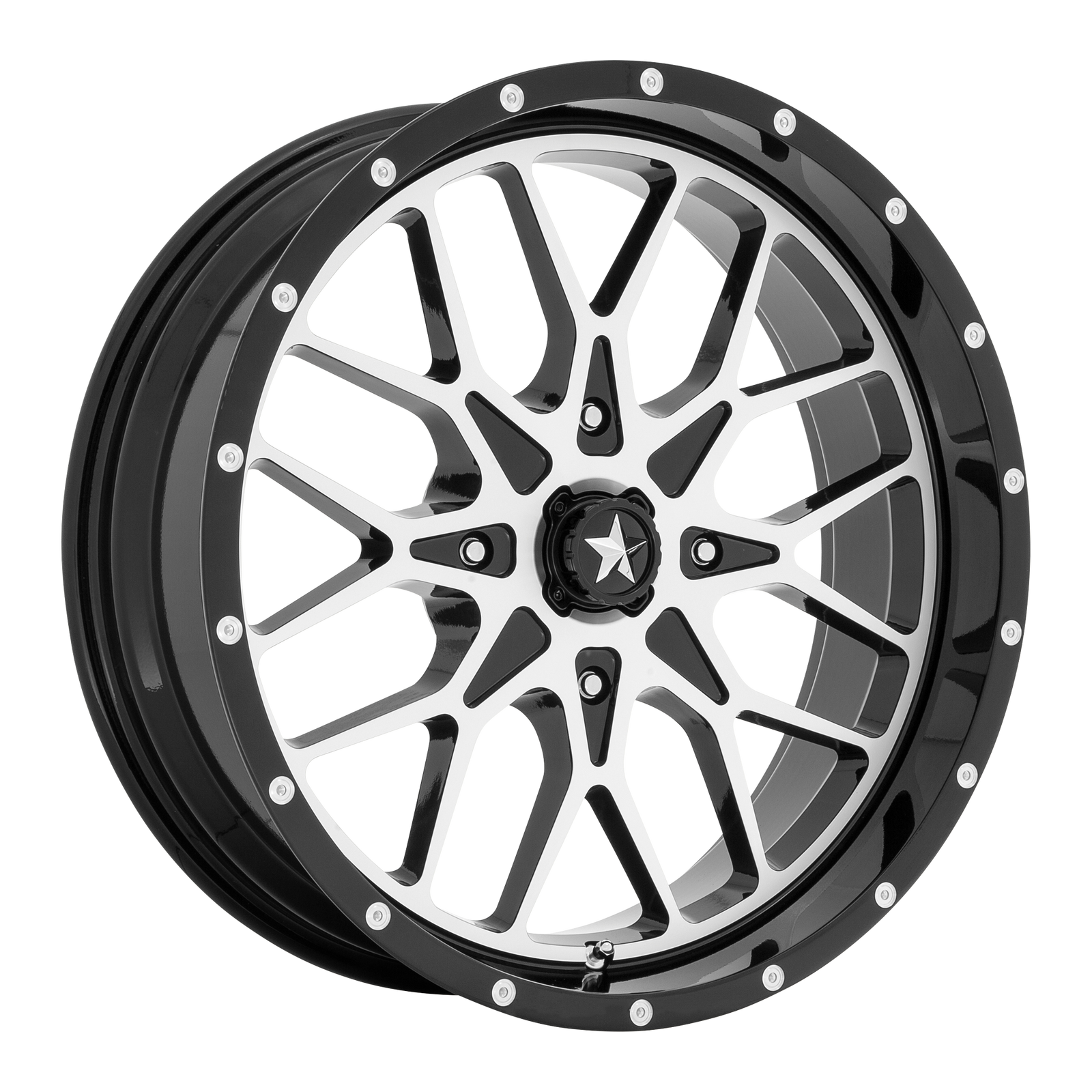 20x7 | 4x137 | 0 | 112.10 | MSA Offroad | GLOSS BLACK MACHINED M45-020737