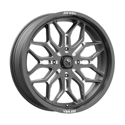 20x7 | 4x156 | 10 | 115.10 | MSA Offroad | GUNMETAL MILLED MA047AX20704410