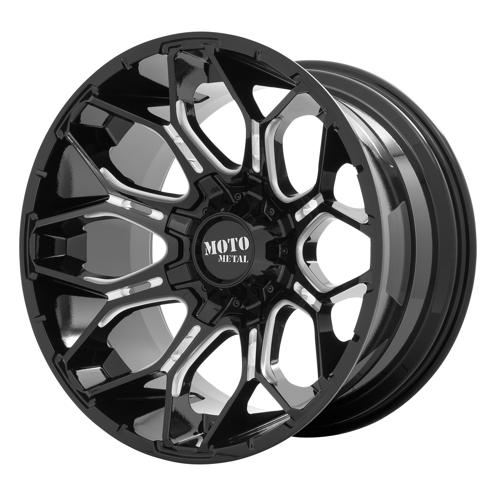 20x10 | 6x135 5.5 | -18 | 106.10 | Moto Metal | GLOSS BLACK MILLED MO80821067318N