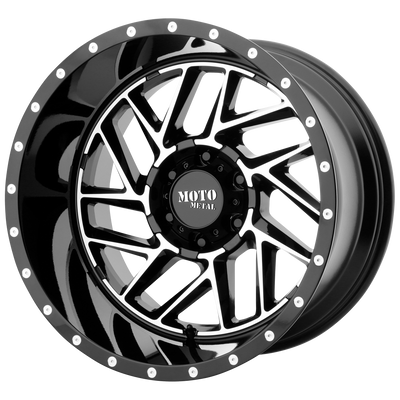20x9 | 6x5.5 | 0 | 106.10 | Moto Metal | GLOSS BLACK MACHINED MO98529068300