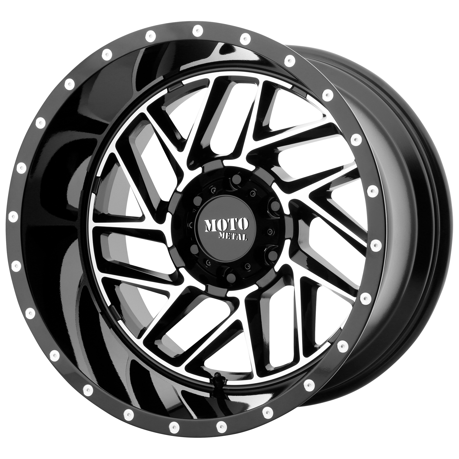 20x9 | 6x5.5 | 18 | 106.10 | Moto Metal | GLOSS BLACK MACHINED MO98529068318