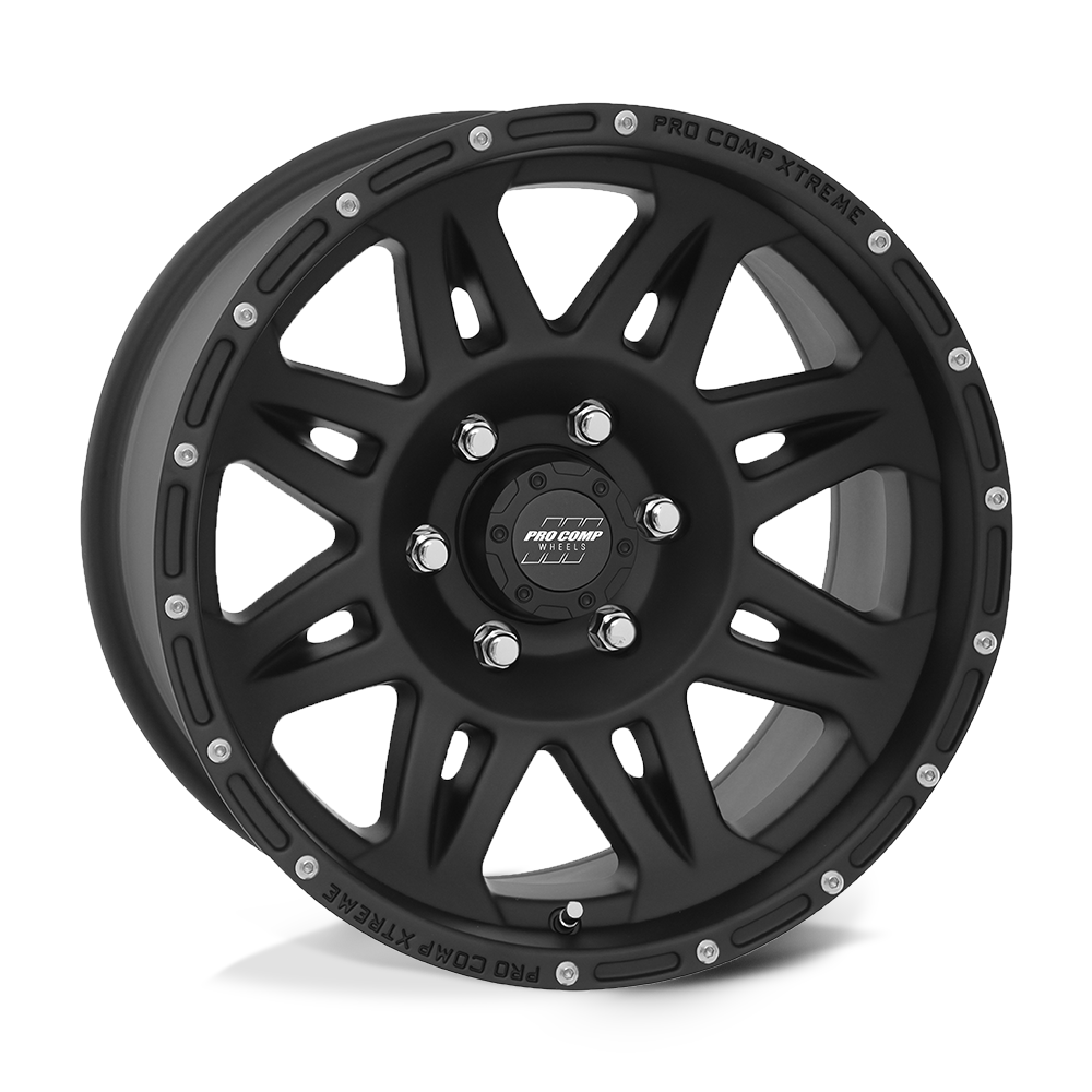 17x9 | 6x5.5 | -6 | 106.10 | Pro Comp Alloys | FLAT BLACK PXA7005-7983