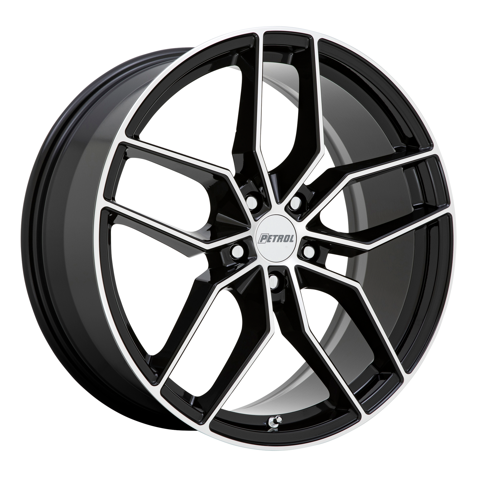 18x8 | 5x4.5 | 40 | 76.10 | Petrol | GLOSS BLACK W MACHINED CUT FACE 1880P5C405114B76