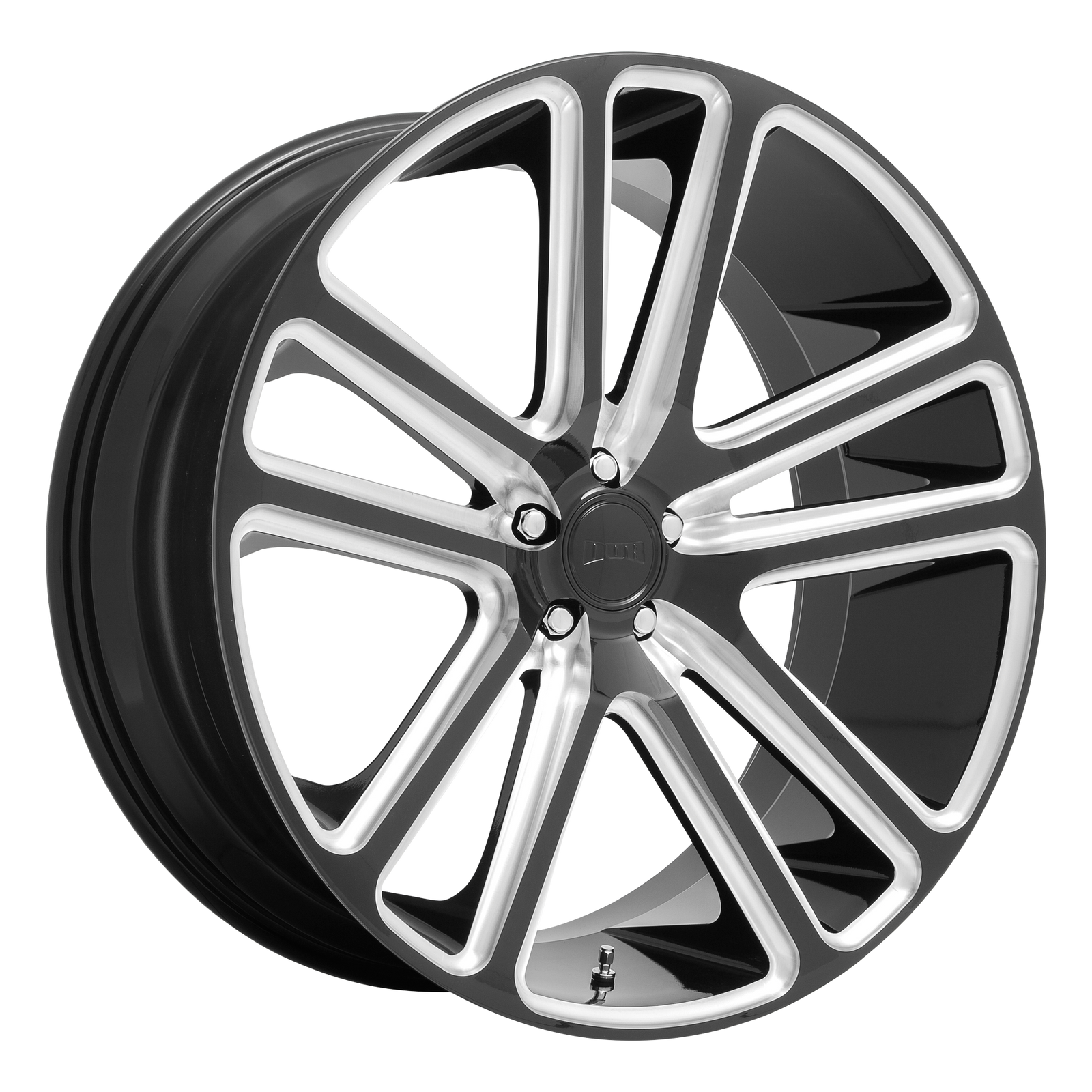 22x9.5 | 6x5.5 | 25 | 106.10 | DUB 1PC | GLOSS BLACK MILLED S255229584+25