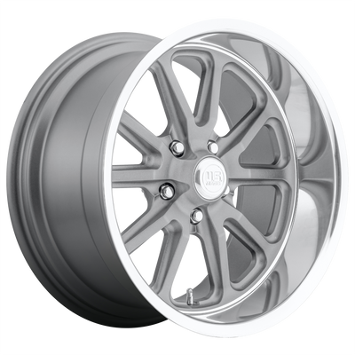 17x8 | 5x4.5 | 1 | 72.56 | US Mag 1PC | TEXTURED GRAY W DIAMOND CUT LIP U11117806545