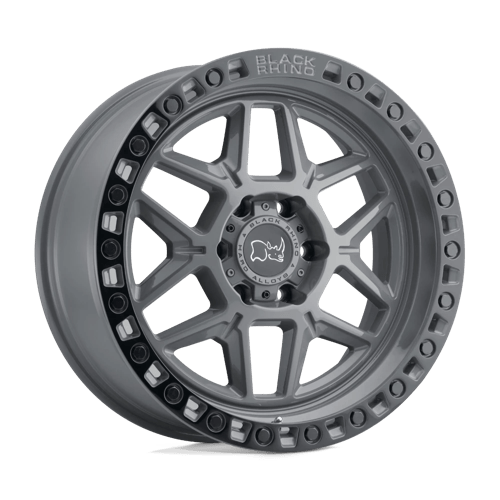 17x9 | 6x5.5 | -12 | 112.10 | Black Rhino | BATTLESHIP GRAY W BLACK RING 1790KLS-26140G12