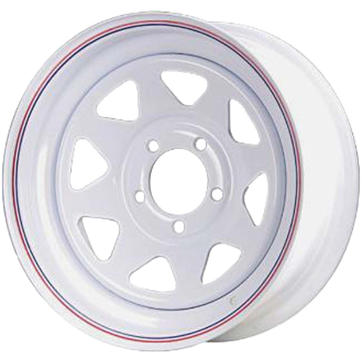 Carlisle 8-Spoke White Whl w/ Pin Stripe Wheel 15X60 6x139.7