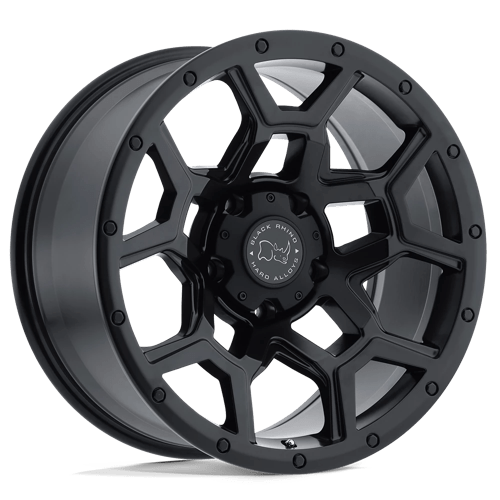 17x8 | 5x120 | 35 | 76.10 | Black Rhino Hard Alloys | MATTE BLACK 1780VRL355120M76