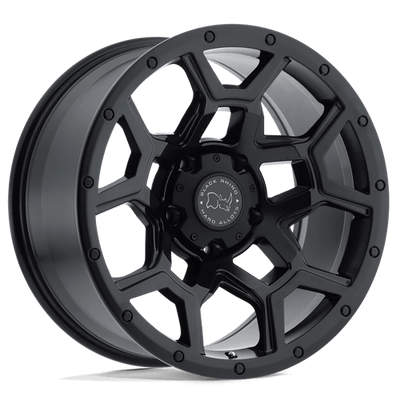 17x9.5 | 6x5.5 | 6 | 112.10 | Black Rhino Hard Alloys | MATTE BLACK 1795VRL066140M12