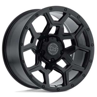17x8 | 6x130 | 52 | 84.10 | Black Rhino Hard Alloys | MATTE BLACK 1780VRL526130M84