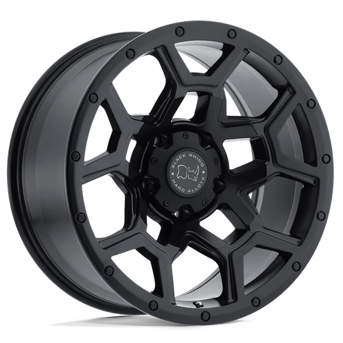 17x9.5 | 5x5.0 | -18 | 71.50 | Black Rhino Hard Alloys | MATTE BLACK 1795VRL-85127M71