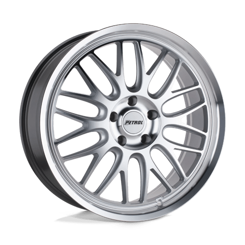 17x8 | 5x115 | 40 | 76.10 | Petrol | SILVER W MACHINED FACE & LIP 1780P4C405115S76