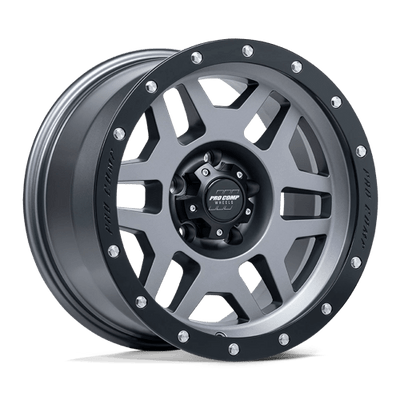 17x9 | 6x5.5 | -6 | 108.00 | Pro Comp Alloys | MATTE GRAPHITE W BLACK LIP PXA2641-7983
