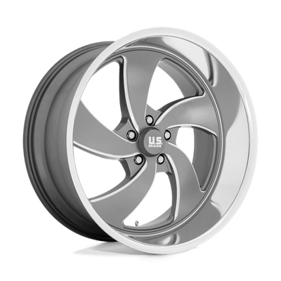 22x10.5 | 5x5.0 | 1 | 78.10 | US Mag 1PC | ANTHRACITE MILLED DIAMOND CUT LIP U133220573+01R