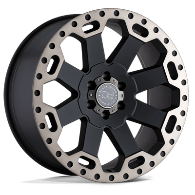 17x8 | 5x120 | 35 | 76.10 | Black Rhino Hard Alloys | MATTE BLACK W MACHINED DARK TINT 1780WAR355120M76