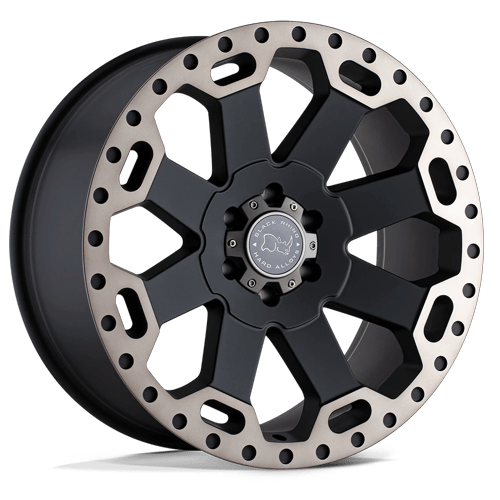 17x8 | 5x120 | 35 | 76.10 | Black Rhino Hard Alloys | MATTE BLACK W MACHINED DARK TINT 1780WAR355120M76