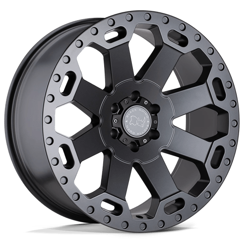 18x9 | 8x6.5 | 12 | 122.40 | Black Rhino Hard Alloys | MATTE GUNMETAL 1890WAR128165G22