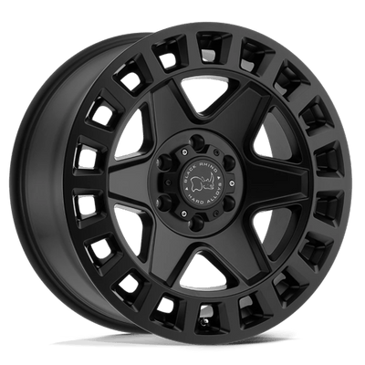 17x8 | 6x130 | 38 | 84.10 | Black Rhino Hard Alloys | MATTE BLACK 1780YRK386130M84