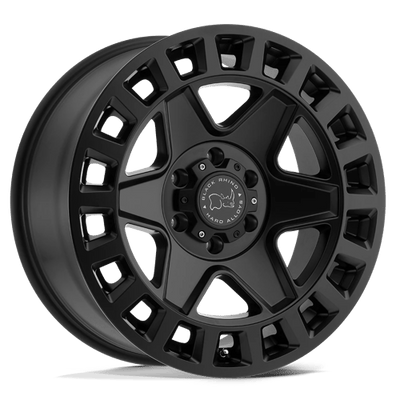17x9 | 5x5.0 | -12 | 71.50 | Black Rhino Hard Alloys | MATTE BLACK 1790YRK-25127M71