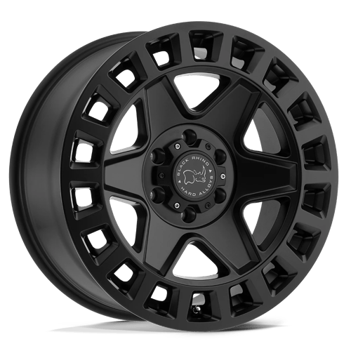 17x9 | 5x5.0 | -12 | 71.50 | Black Rhino Hard Alloys | MATTE BLACK 1790YRK-25127M71
