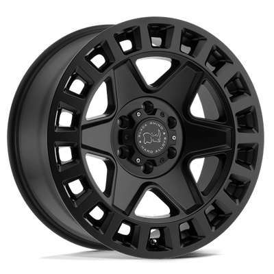 17x8 | 6x130 | 38 | 84.10 | Black Rhino Hard Alloys | MATTE BLACK 1780YRK386130M84